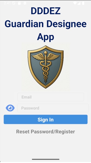 Guardian Login Step 1